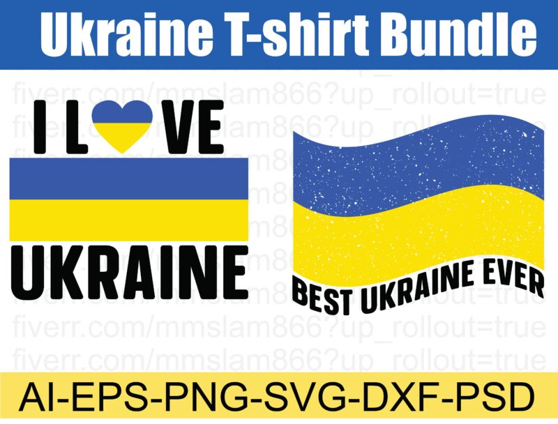 Ukraine T-shirt bundle