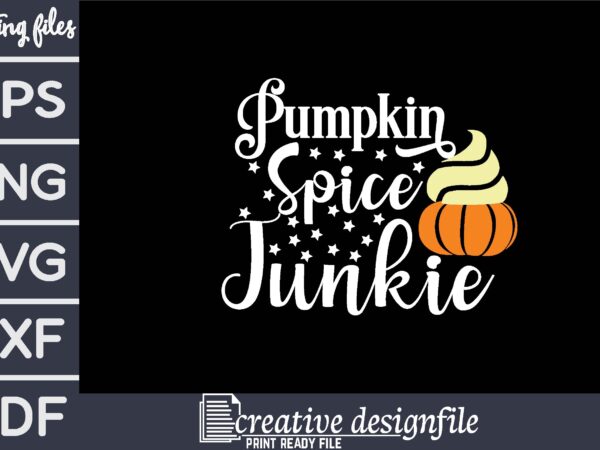 Pumpkin spice junkie t-shirt