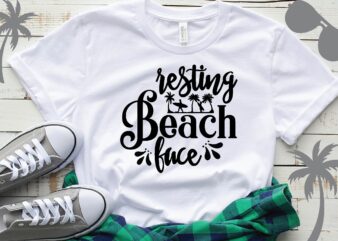 resting beach face T-Shirt