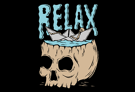 Relax t-shirt design