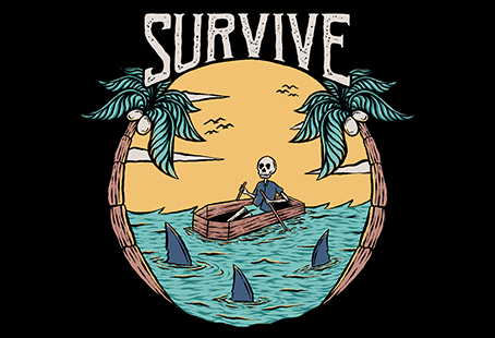 Survive t-shirt design