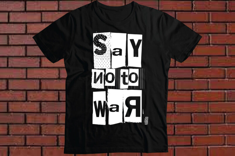 say no to war t-shirt design Ukraine war t-shirt design
