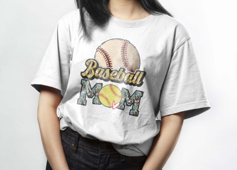 Baseball Mom Tshirt Design