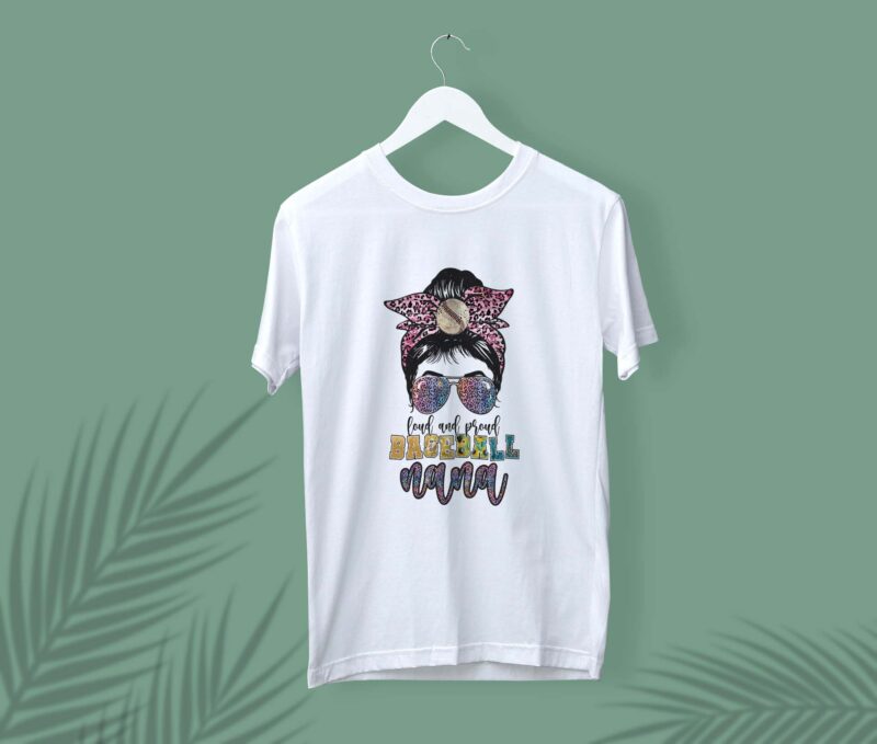 Loud And Proud Baseball Nana Tshirt Design - Buy t-shirt designs