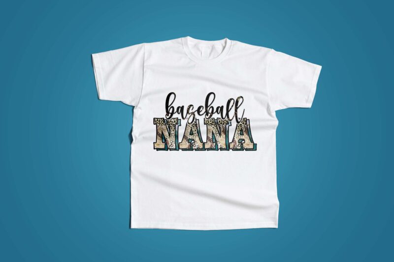 Baseball Nana Tshirt Design