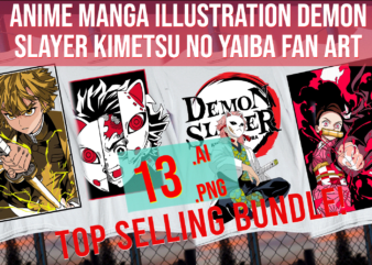 Anime Manga Illustration Demon Slayer Kimetsu No Yaiba Fan Art Parody Top Trending Bundle