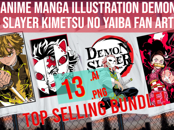 Anime Manga Illustration Demon Slayer Kimetsu No Yaiba Fan Art Parody Top  Trending Bundle - Buy t-shirt designs