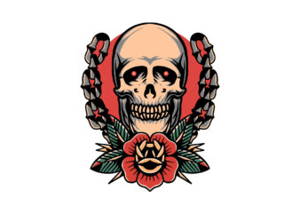 the skull oldschool