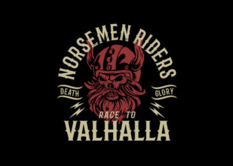 norsemen riders T shirt vector artwork