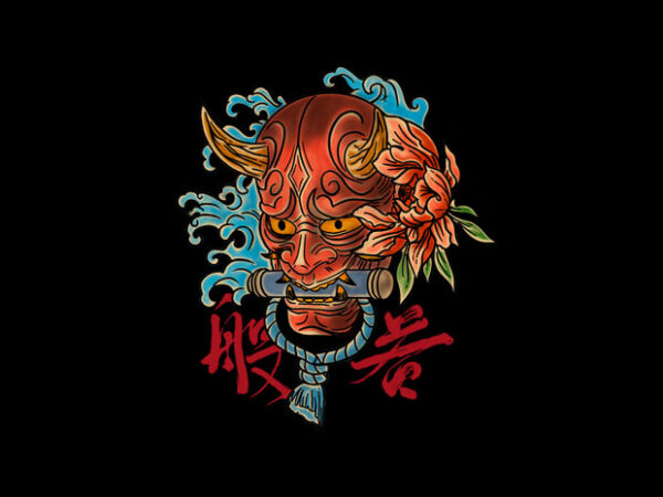 Hannya oni graphic t shirt