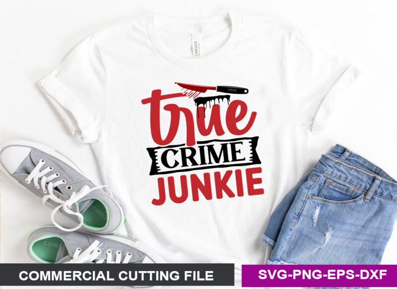 Ture Crime SVG T shirt Design Bundle