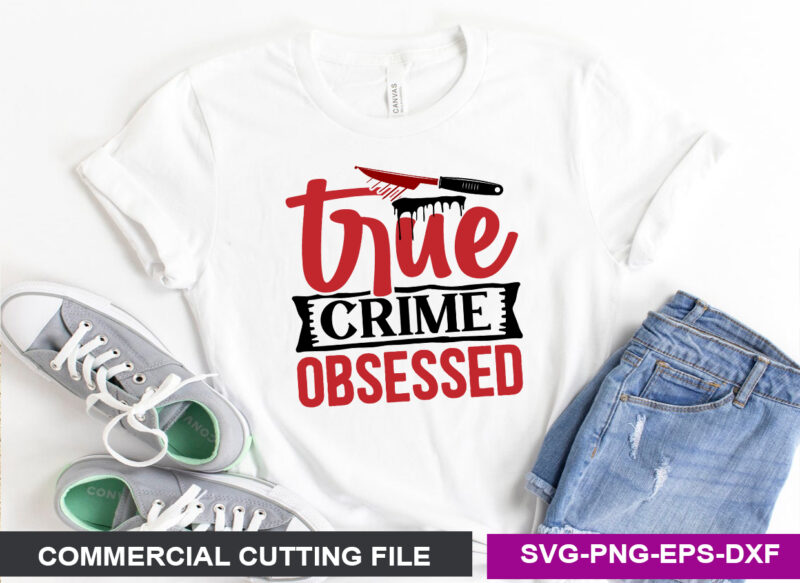 Ture Crime SVG T shirt Design Bundle