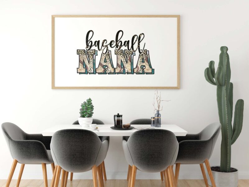 Baseball Nana Tshirt Design