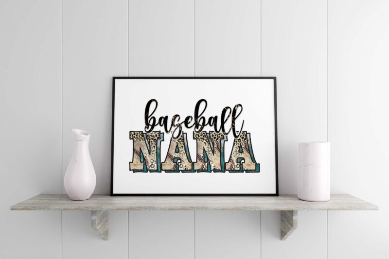 Baseball Nana Tshirt Design