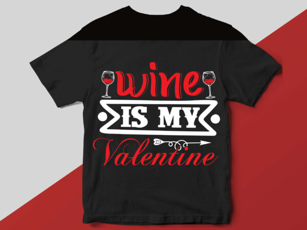 Wine t shirt design template