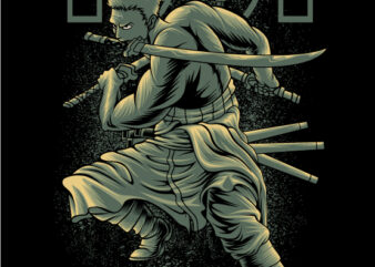 Roronoa Zoro t shirt design online