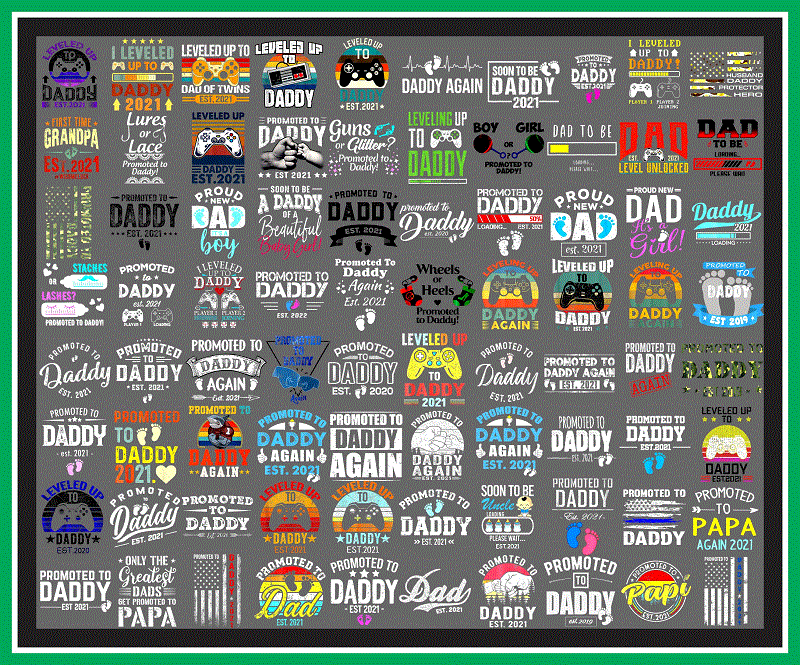 79+ Promoted To Daddy PNG File For Sublimation, Sublimate Designs, Vintage Daddy Design, Levelup To Daddy, png Download, Digital 1000036203