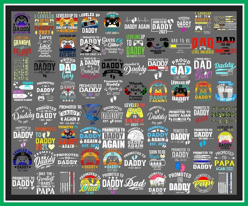 79+ Promoted to Daddy PNG File for Sublimation, Sublimate Designs, Papa Quote, Vintage Daddy Design, Level up to Daddy PNg, Digital Download 1000036203