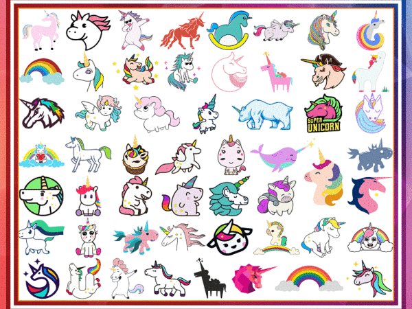Combo 2000+ unicorn design svg bundle, dada unicorn png, svg, dxf, pdf, eps, jpg dadacorn png, daddy unicorn sublimation, instant download cb998462714