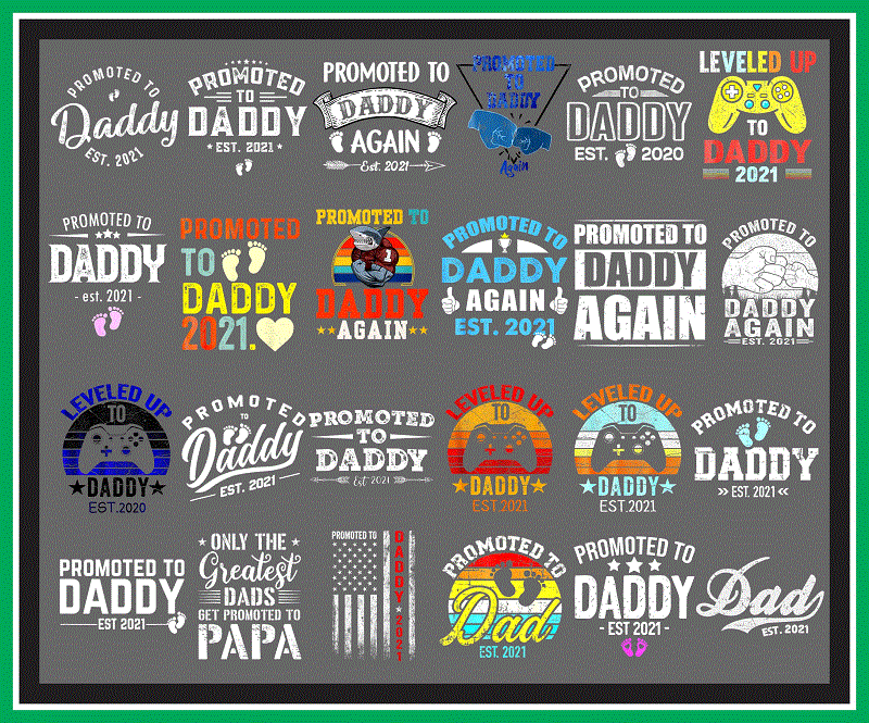 79+ Promoted To Daddy PNG File For Sublimation, Sublimate Designs, Vintage Daddy Design, Levelup To Daddy, png Download, Digital 1000036203