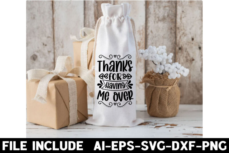 Wine Bag Svg Bundle