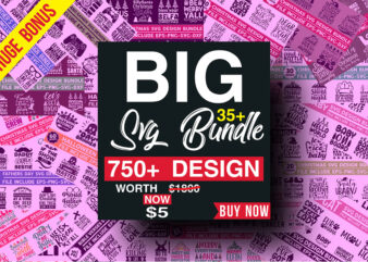 Big SVG Bundle t shirt template