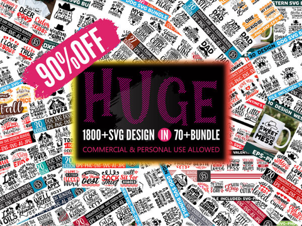 Huge svg bundle graphic t shirt