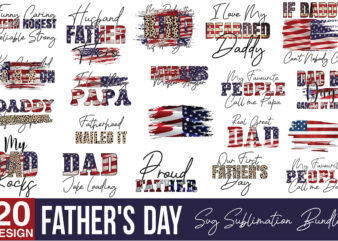 Father’s Day SVG Sublimation Bundle t shirt graphic design