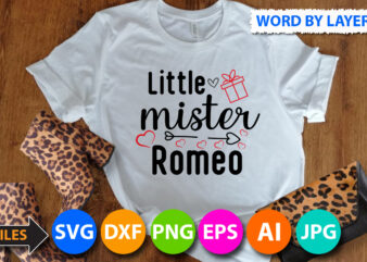 little mister romeo Svg Design