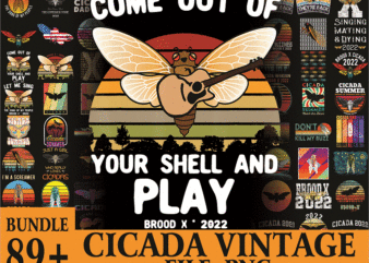 Bundle 89 Cicada Brood X 2021 Png, Brood X png, Cicada Vintage 2021 png, Cicadas png, Cicada Print, Cicada Eastern Brood X, Digital download 1024476011 t shirt template