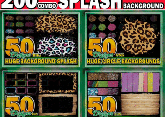 Combo 200+ Huge Background Splash PNG, Wood Watercolor, Bundle Clipart Frame, Leopard, Animal Print Cheetah, Sublimation, Digital Download 881499426