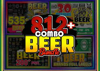 COMBO 812+ Beer American Bundle PNG, Beer Labels Tumbler, Beer Lover, Drinking SVG, Beer SVG Bundle, Funny Beer Drinking, Digital Download CB992850394