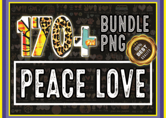 Bundle 170+ Design Peace Love Png, Peace Love Christmas PnG, Peace Love Everything PNG, Peace Love Sublimation Png, Instant Digital Dowload 892910532