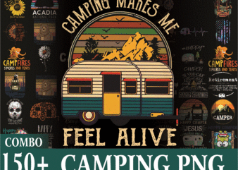 Combo 150+ Camping Png, Happy Camper, I Hate People Bigfoot Camping png, Mountain png, Nature png, Png Printable, Digital Download 928836400 t shirt vector file