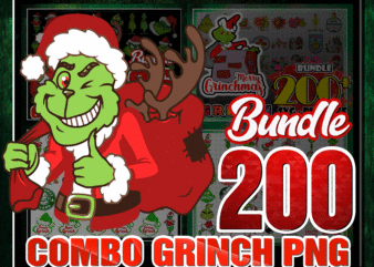 200+ Grinch PNG Bundle, Grinch Svg, Merry Christmas svg, Grinch Png, face grinch , grinch tree Grinch Png bundle, Instant download CB921991415