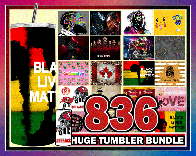 836-Huge Tumber Bundle 20oz Skinny Straight & Tapered Bundle, Bundle Template for Sublimation, Full Tumbler, PNG Digital Download 1000796046