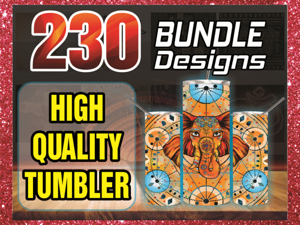 230 high quality tumbler designs 20oz skinny straight bundle, bundle template for sublimation, full tumbler wrap, png digital download 1001247386