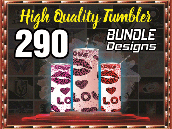290 high quality tumbler designs 20oz skinny straight bundle, bundle template for sublimation, full tumbler wrap, png digital download 1001247386