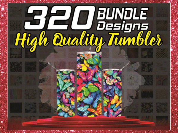 320 high quality tumbler designs 20oz skinny straight bundle, bundle template for sublimation, full tumbler wrap, png digital download 1001247386