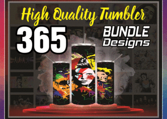 365 High Quality Tumbler Designs 20oz Skinny Straight Bundle, Bundle Template for Sublimation, Full Tumbler Wrap, PNG Digital Download 1001247386