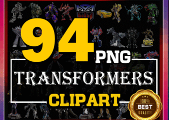 Transformers ClipArt- PNG Images Digital, Transformers ClipArt, Transformers, Graphics Transparent Background Scrapbook, Instant Download 976047092