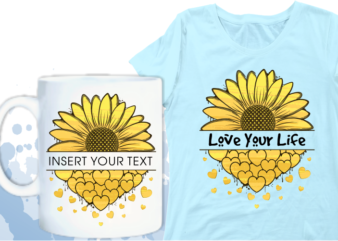 sunflower split monogram Svg, sunflower t shirt design designs