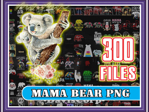 Combo 300 designs mama bear png, retro mama png bundle, mom life png, free mom hugs png, autism mama bear png, happy mothers day 987734503