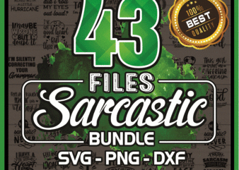 Sarcastic Bundle SVG, Sarcastic Quote Cut File, Funny Saying Bundle SVG, Hilarious Quote Bundle, Digital Download for Cricut & Silhouette 995369119