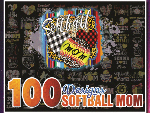 Combo 100 softball mom png bundle, sports png, hand drawn png, softball mama, digital artwork, sublimation design, digital download 996336514