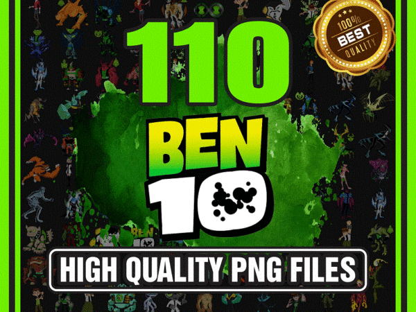 110 BEN 10 Clipart Png Bundle, Ben 10 Paper, Ben 10 Characters, Ben 10  Cartoon Png, Printable, Transparent Backgrounds, Instant Download 998983959  - Buy t-shirt designs