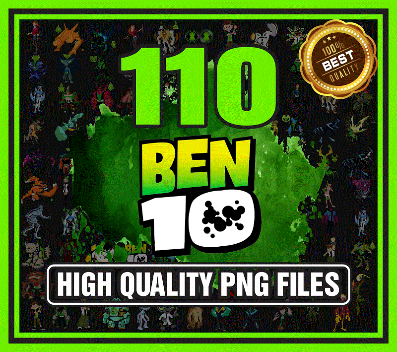 110 BEN 10 Clipart Png Bundle, Ben 10 Paper, Ben 10 Characters, Ben 10  Cartoon Png, Printable, Transparent Backgrounds, Instant Download 998983959  - Buy t-shirt designs