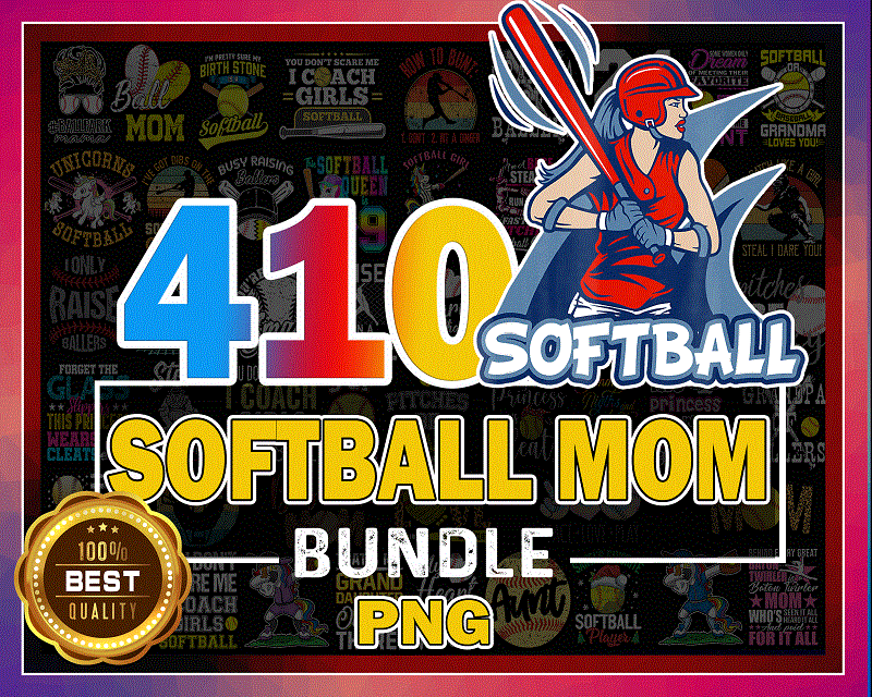 410 Softball Mom Png Bundle, Softball Mama Png, Softball Clipart, Softball Momy, Sports Design for Mother’s Day For Mom, Digital Download 999129798