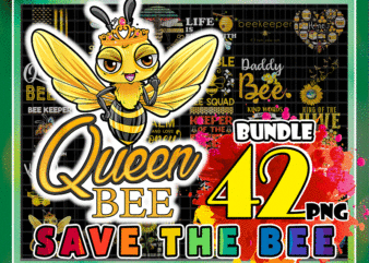 Bundle 42 Designs Bee Kind Png, Save The Bee Png, BeeKeeper Gift, Honey Bee png, Sunflower Bee, Bee Queen, Let it Bee Png. PNG Download 1003172210