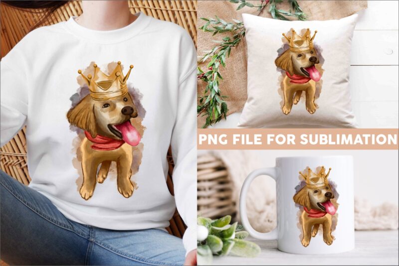 Funny dog watercolor sublimation bundle, dog illustration clipart bundle, dog bundle, dog t shirt designs png